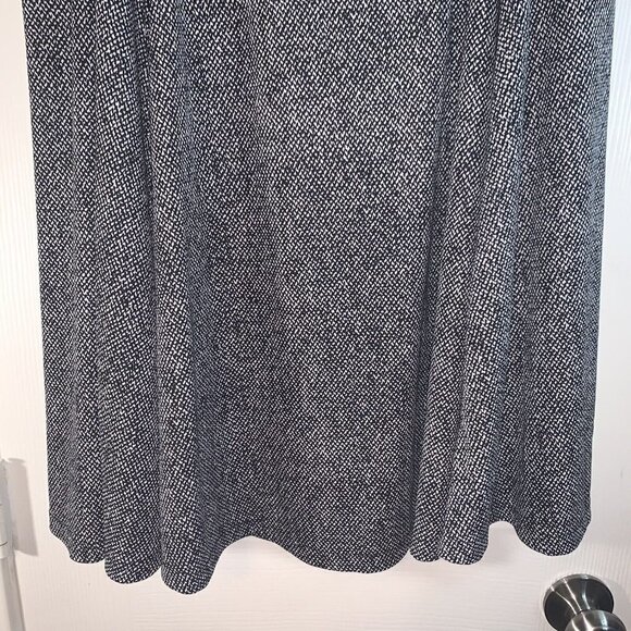 Lands End Black and White Tweed Print Two Piece Skirt Set Size Large 14/16 - Picture 9 of 12